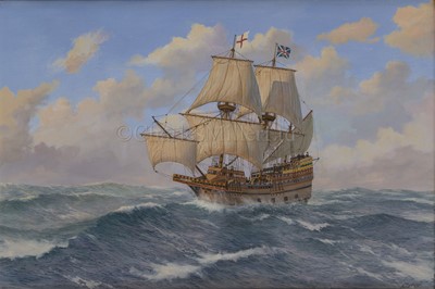 Lot 2 - δ KENNETH JEPSON (BRITISH, 1932-1998): 'Bounty'; 'Mayflower'