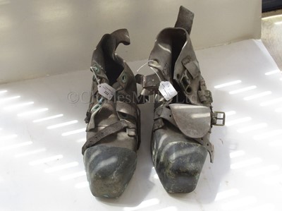 Lot 222 - DIVER'S WEIGHTS AND BOOTS