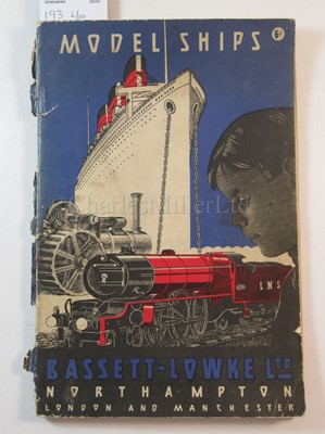 Lot 193 - A COLLECTION OF BASSETT-LOWKE SHIP MODEL CATALOGUES