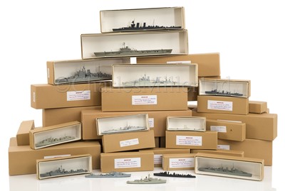 Lot 219 - A COLLECTION OF BASSETT-LOWKE RECOGNITION MODELS FOR THE ROYAL NAVY, PRE-1945