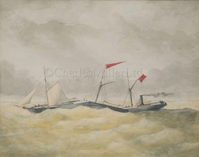 Lot 24 - F.R.W. (ENGLISH, 19TH CENTURY): S.S. 'Connector', a freak ship