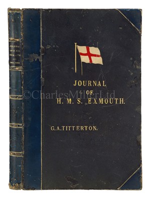 Lot 105 - A MIDSHIPMAN'S LOG FROM THE 'DUNCAN CLASS' BATTLESHIP H.M.S. 'EXMOUTH', 1908-09