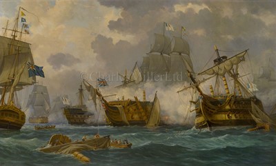Lot 51 - E.H. DYASON (BRITISH, FL. 1885-1886) The Glorious First of June, 1794