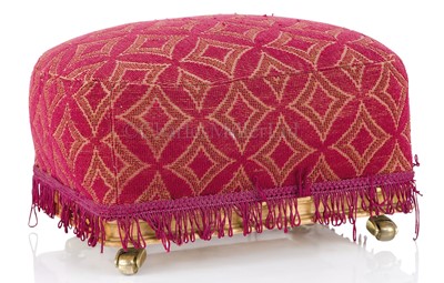Lot 97 - A FOOTSTOOL FROM RMS QUEEN MARY, CIRCA 1936
