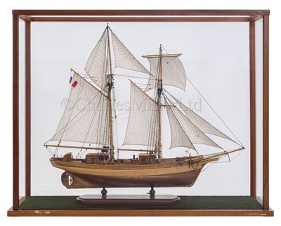 Lot 18 - A WELL-PRESENTED AND BUILT 1:48 SCALE MODEL OF THE FRENCH AUXILIARY TRAINING SCHOONER L'ETOILE [1932]