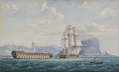 Lot 65 - ATTRIBUTED TO LT. PAUL HARRIS NICHOLAS (BRITISH, 1790-1860)