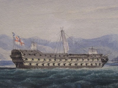 Lot 65 - ATTRIBUTED TO LT. PAUL HARRIS NICHOLAS (BRITISH, 1790-1860)
