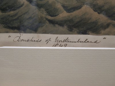 Lot 78 - OFFICER SCHOOL, EARLY 19TH CENTURY: H.M.S. 'Echo' chasing two French privateers off Dieppe, 1812