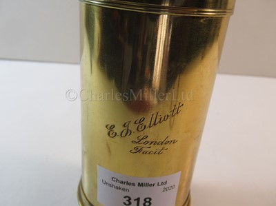 Lot 318 - A MODERN BRASS MARINE BAROMETER BY ABANTIQUO, LONDON
