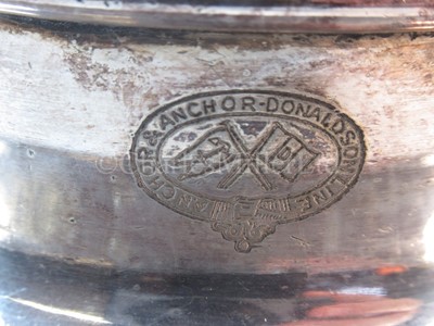 Lot 7 - An Anchor Line plated butter dish