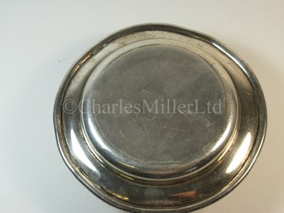 Lot 7 - An Anchor Line plated butter dish
