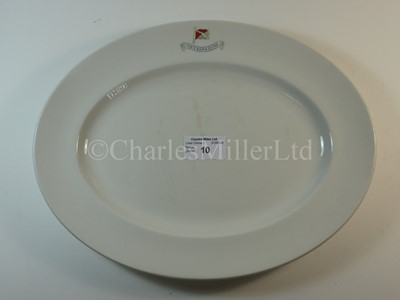 Lot 10 - A Bank Line oval plate