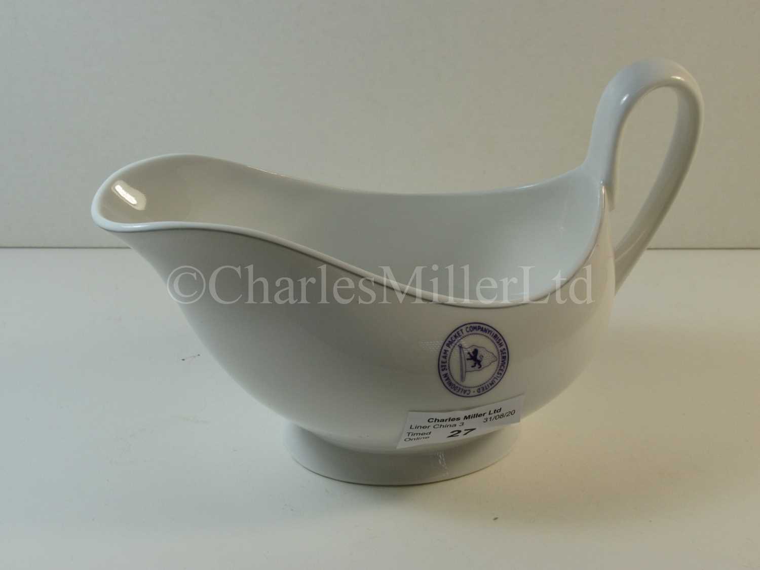 Lot 27 - A Caledonian Steam Packet Company / Irish Services Ltd sauce boat