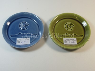 Lot 41 - Two Cie De Navigation Paquet pin trays