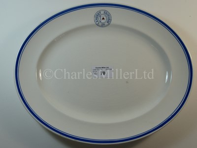 Lot 70 - A Lambert Brothers Ltd oval plate