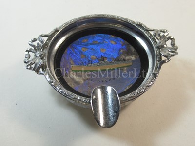 Lot 77 - An Orient Line souvenir ash tray, from S.S. Orcades