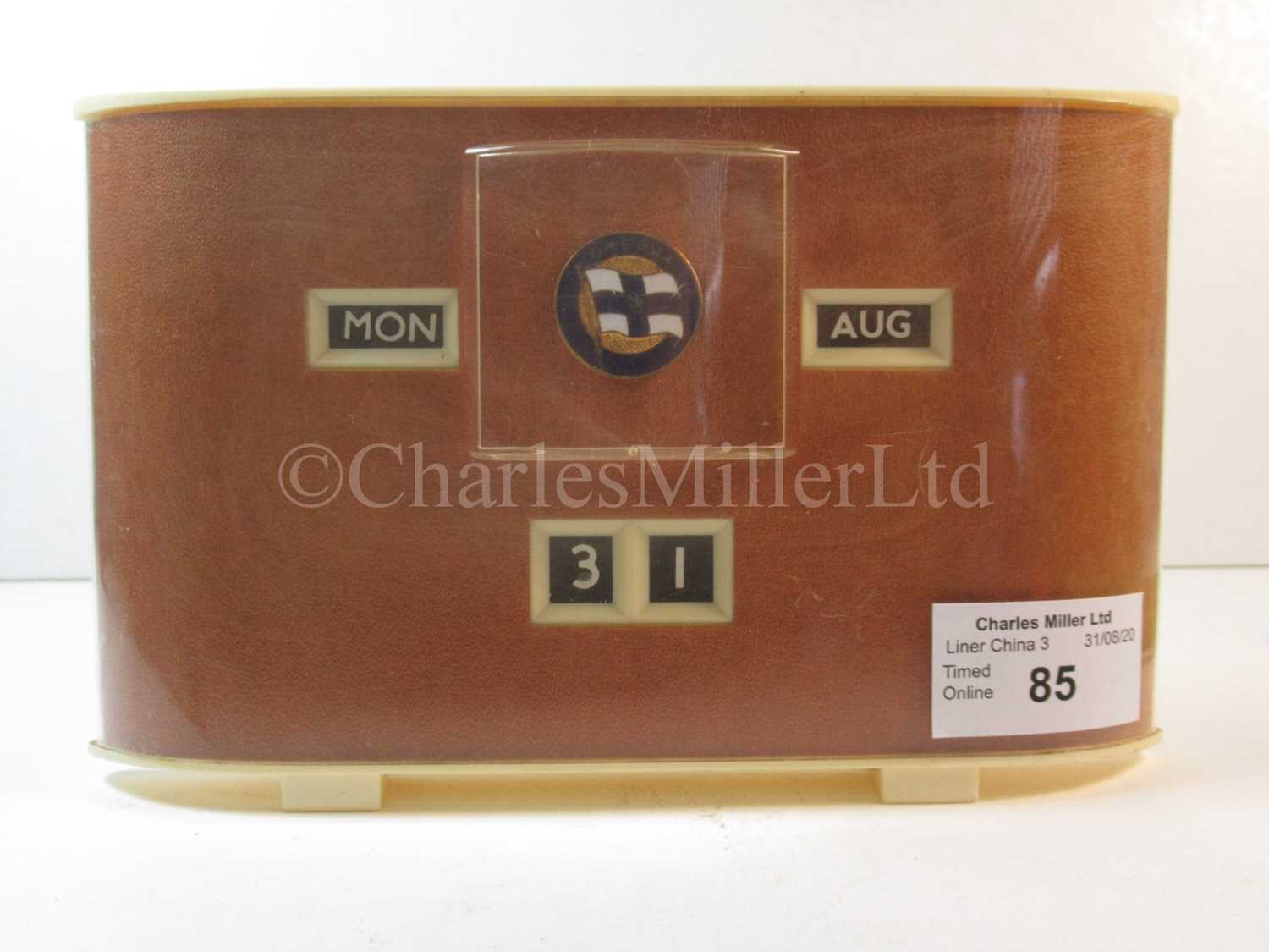 Lot 85 - An Orient Steam Navigation Company desk calendar