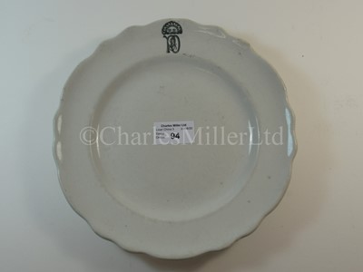 Lot 94 - A P&O Line plate