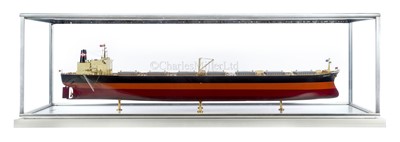 Lot 85 - THE BUILDER'S BOARDROOM MODEL FOR THE OIL CARRIER HAMPTON MARU BUILT FOR THE DAIICHI CHUO KISEN KK BY SUMITOMO, 1971