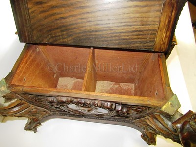 Lot 151 - A RARE CIGAR AND CIGARETTE CASKET MADE FROM OAK AND COPPER SALVAGED FROM H.M.S. FOUDROYANT
