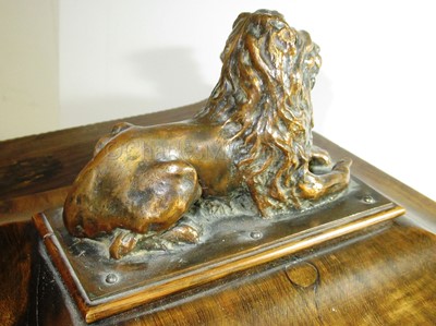 Lot 151 - A RARE CIGAR AND CIGARETTE CASKET MADE FROM OAK AND COPPER SALVAGED FROM H.M.S. FOUDROYANT