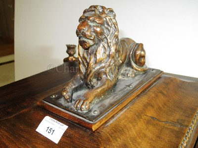 Lot 151 - A RARE CIGAR AND CIGARETTE CASKET MADE FROM OAK AND COPPER SALVAGED FROM H.M.S. FOUDROYANT