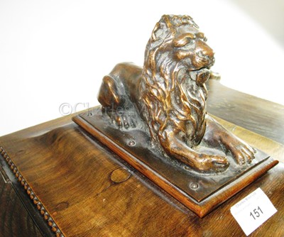 Lot 151 - A RARE CIGAR AND CIGARETTE CASKET MADE FROM OAK AND COPPER SALVAGED FROM H.M.S. FOUDROYANT