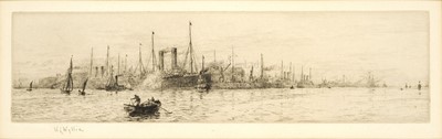 Lot 86 - WILLIAM LIONEL WYLLIE (BRITISH, 1851-1931): Southampton; Plymouth