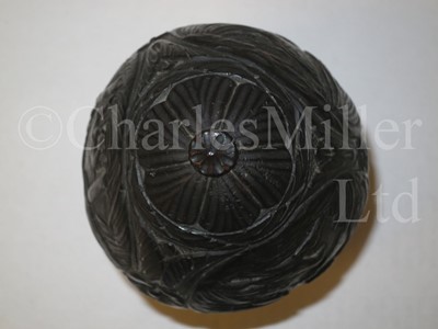 Lot 123 - A 19TH CENTURY CARVED COCONUT BUGBEAR