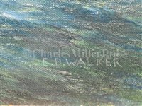 Lot 94 - δ EDWARD D. WALKER (BRITISH, B. 1931) - The last battleship, H.M.S. 'Vanguard'
