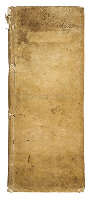 Lot 7 - AN 18TH CENTURY PORT CHARGE BOOK FOR MADEIRA