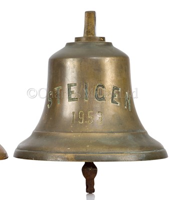 Lot 79 - THE BELL FROM THE PASSENGER/CARGO SHIP M.V. STEIGEN, 1953