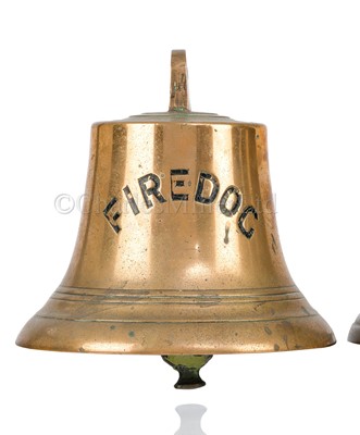 Lot 78 - THE BELL FROM THE COLLIER S.S. FIREDOG, 1942
