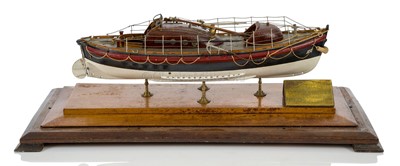 Lot 62 - A 1:32 SCALE PRESENTATION MODEL FOR A WATSON-CLASS LIFEBOAT, CIRCA 1931