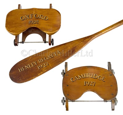 Lot 60 - TWO OXFORD & CAMBRIDGE SLIDING SEATS