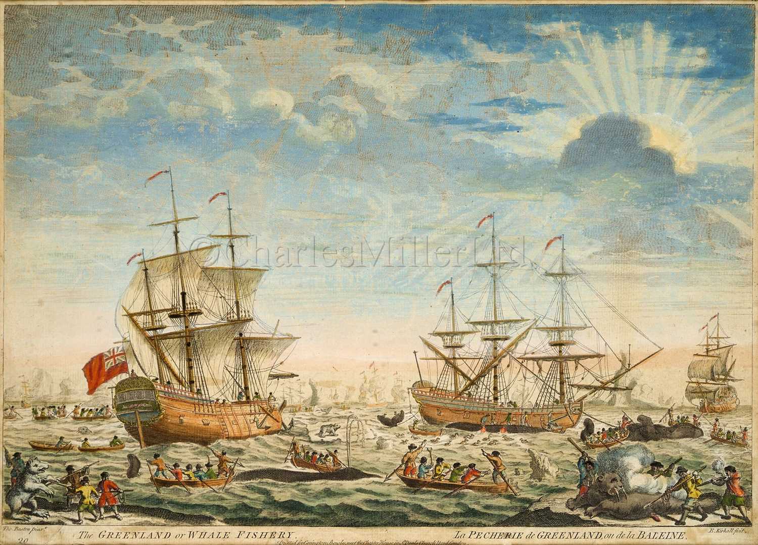 Lot 35 - AFTER THOMAS BASTON (BRITISH, Fl.1699-1730): The Greenland Whale Fishery