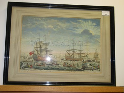 Lot 35 - AFTER THOMAS BASTON (BRITISH, Fl.1699-1730): The Greenland Whale Fishery
