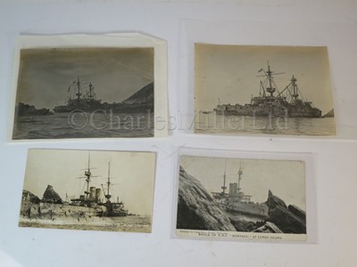 Lot 158 - A SET OF PHOTOGRAPHS OF THE LAUNCHING OF THE R.M.S OLYMPIC, BELFAST, 20TH OCTOBER 1910