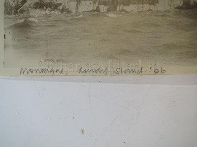 Lot 158 - A SET OF PHOTOGRAPHS OF THE LAUNCHING OF THE R.M.S OLYMPIC, BELFAST, 20TH OCTOBER 1910