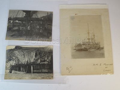 Lot 158 - A SET OF PHOTOGRAPHS OF THE LAUNCHING OF THE R.M.S OLYMPIC, BELFAST, 20TH OCTOBER 1910