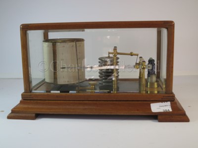 Lot 384 - A RECORDING BAROGRAPH BY R.H. WHITE & CO., LEEDS, CIRCA 1920
