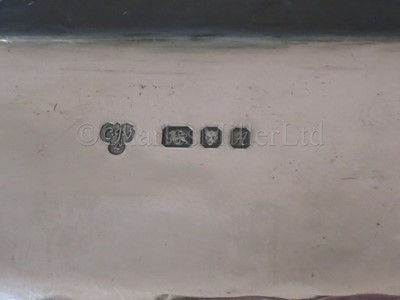 Lot 51 - A MODERN SILVER REPLICA OF JONAS HANWAY’S STANDISH OF CIRCA 1779