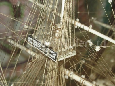 Lot 194 - A FINE FRENCH NAPOLEONIC PRISONER-OF-WAR BONE MODEL FOR H.M.S. CALEDONIA