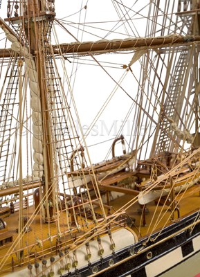 Lot 13 - AN EXCEPTIONAL 1:64 SCALE STATIC DISPLAY MODEL OF THE CLIPPER LOCH ETIVE, BUILT AT GLASGOW, 1877