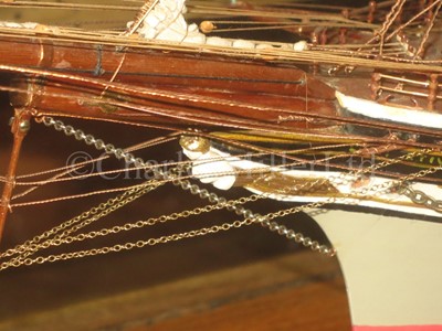 Lot 13 - AN EXCEPTIONAL 1:64 SCALE STATIC DISPLAY MODEL OF THE CLIPPER LOCH ETIVE, BUILT AT GLASGOW, 1877