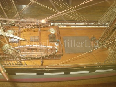 Lot 13 - AN EXCEPTIONAL 1:64 SCALE STATIC DISPLAY MODEL OF THE CLIPPER LOCH ETIVE, BUILT AT GLASGOW, 1877