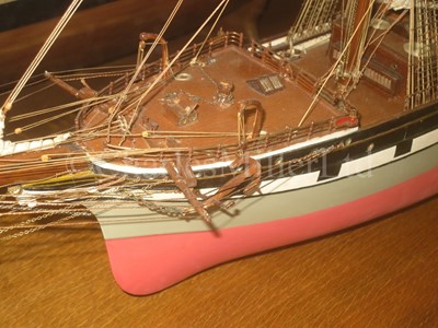 Lot 13 - AN EXCEPTIONAL 1:64 SCALE STATIC DISPLAY MODEL OF THE CLIPPER LOCH ETIVE, BUILT AT GLASGOW, 1877