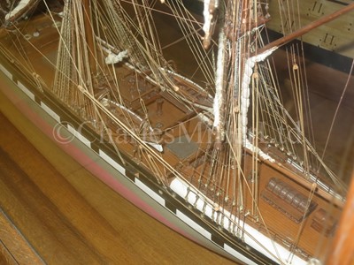 Lot 13 - AN EXCEPTIONAL 1:64 SCALE STATIC DISPLAY MODEL OF THE CLIPPER LOCH ETIVE, BUILT AT GLASGOW, 1877