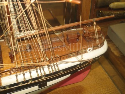 Lot 13 - AN EXCEPTIONAL 1:64 SCALE STATIC DISPLAY MODEL OF THE CLIPPER LOCH ETIVE, BUILT AT GLASGOW, 1877