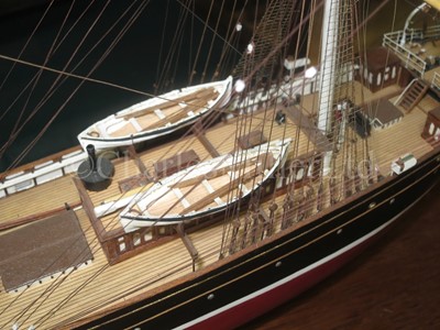 Lot 11 - A DETAILED STATIC DISPLAY MODEL OF THE CLIPPER SHIP CORIOLANUS
